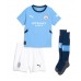 Manchester City Bernardo Silva #20 Fußballbekleidung Heimtrikot Kinder 2024-25 Kurzarm (+ kurze hosen)